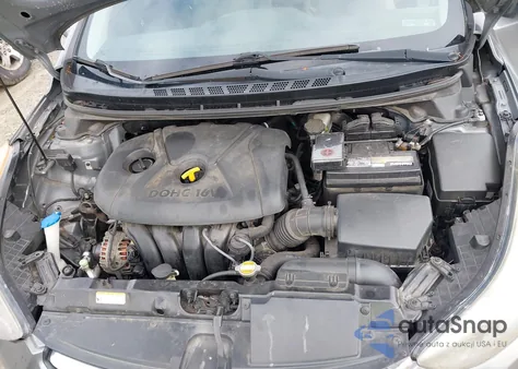 2013 Hyundai Elantra Gls from USA, damaged, VIN 5NPDH4AEXDH161637